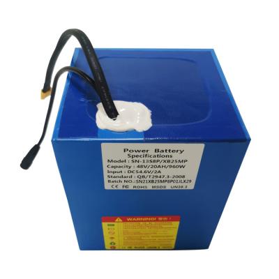 China Full Capacity Electric Scooter Battery , 48v 20ah Li Ion Battery Pack Customizable for sale