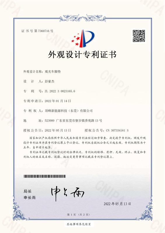 Professional Certificate in Design - TOP GOLF CO.,LTD