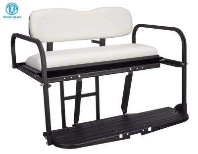 China OEM Available Golf Cart Flip Seats Kits using Steel Leather Material for sale