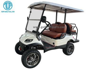 China FRP roof 48V / 4kw Electrical Golf Cart 2 + 2g Integral Rear Axle for sale