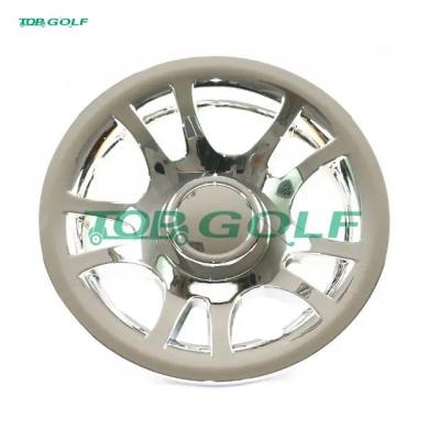 China Aluminum Chrome Finishing Electric and Gas Golf Cart Wheel Cover 8inch for sale