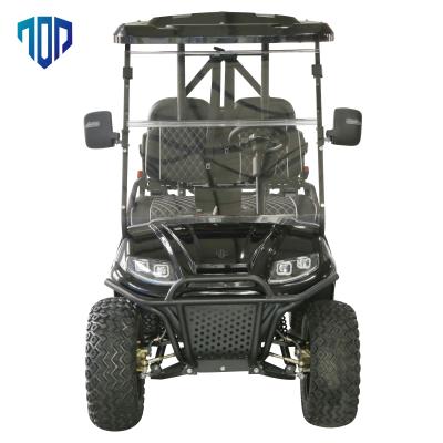 China 40km/H 4 Seat Lifted Golf Cart Ground Clearance 110mm 5KW for sale