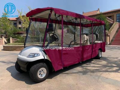 中国 Red Enclosure  LVTONG A627 8 Seater Golf Cart Waterproof Customized 販売のため