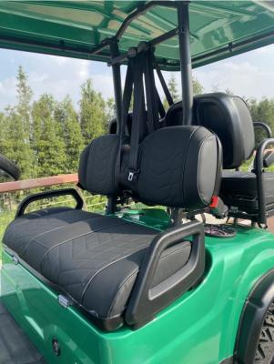 China Smart Keyless Start Electric Golf Carts 4 Wheel Disc Brake 10 Inch IP66 Display 4 Seater en venta
