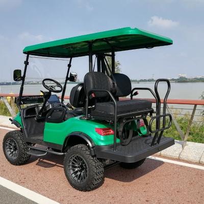 China OEM 4 Seater Electric Golf Cart Buggy 4 Wheel Disc Brake Mini 10 Inch IP66 14 Inch Off Road for sale