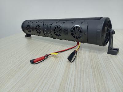 China Amplified Powersports Bluetooth 8 Speaker Soundbar Waterproof Sandproof With LED Lighting for sale