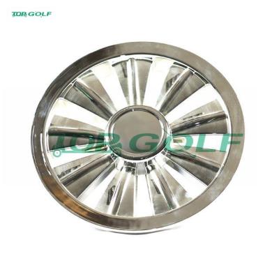 China 10 Inch Golf Cart Wheel Covers Chrome Hubcaps Wheel Covers For Club Car for sale
