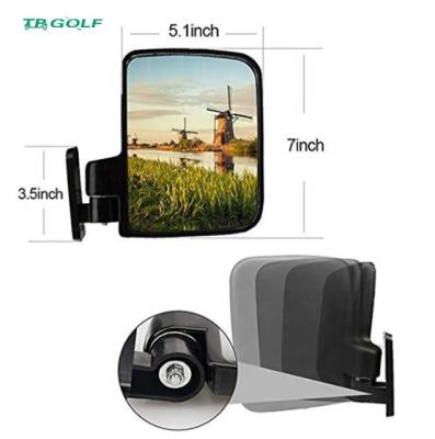 China Durable Golf Cart Side Mirrors Universal Mount With Turn Signal 0.9kg Weight for sale