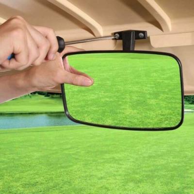 China Golf Cart Center Mirrors Rear View Mirrors Fits Club Car EZGO YAMAHA Adjustable for sale