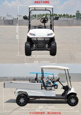 China 550kg het laden van 4 Seater Elektrische Golfkar met 80km die kruisen Te koop