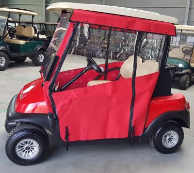 China Waterproof 2 Passenger Golf Cart Cover Golf Cart Driving Enclosure 2 Seater for sale