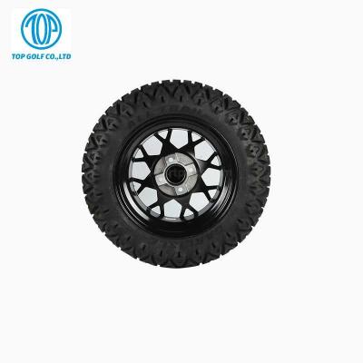 China Electric Fuel Aluminum Steel Golf Cart Tires And Wheel Covers for sale
