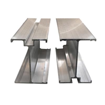 China Natural Silver 6061 T6 I H T Aluminum Extrusion Beams For Industry for sale