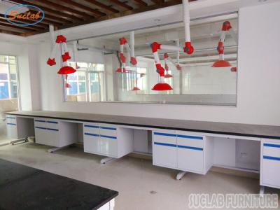 Chine Durable Customized  Modular Chemistry Lab Wall Bench With Full Steel  Structure à vendre