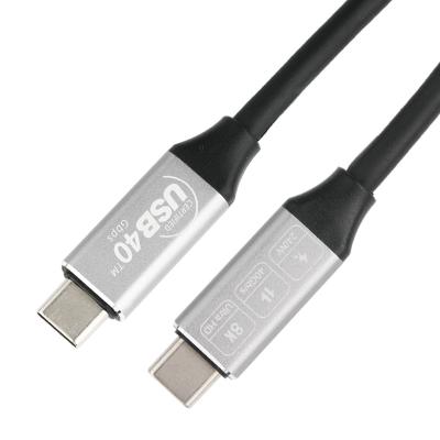 China De kabel van de hoge snelheids usb uitbreiding, USB type-C aan USB type-C 4,0, 40Gbps Te koop