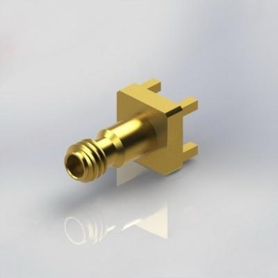 China OEM Brass 1mm RF Coaxial Connector With .009
