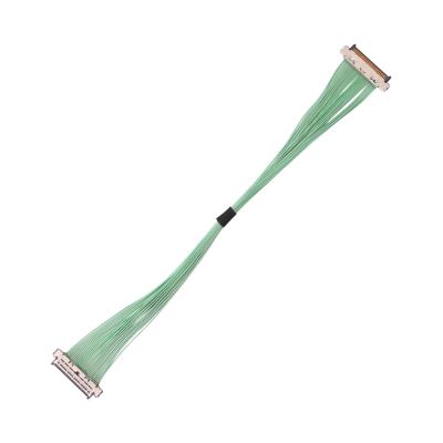China Pin micro 40 Pin Slim Plug Design del cable coaxial USL20-30SS-010-C 30 de la echada de KEL 0.4m m en venta