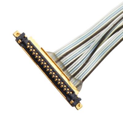 China HRS 0.25mm Pitch LVDS EDP Cable I Pex 20531-030t-01 20531-040t-01 40 Pin for sale