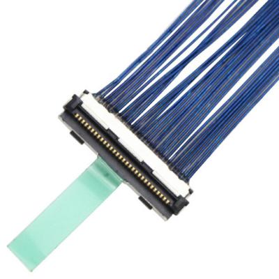 China 0.5mm Pitch Hirose 30P Micro Coaxial Cable Lvds Coaxial Cable DF80D-30P-0.5SD for sale