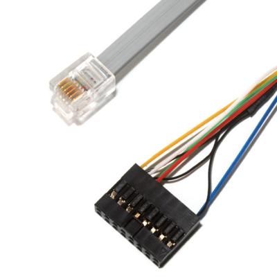 China 901420016 6 passo de Pin Molex Cable 2.54mm ao cabo RJ12 da rede à venda