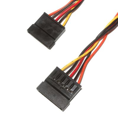 Китай Проводка провода 100MM изготовленная на заказ, 5 соединителей ID силового кабеля Pin Sata продается