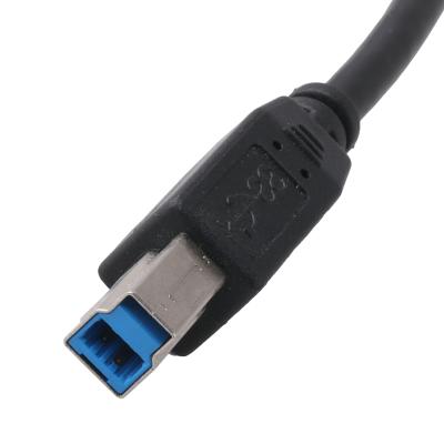 China ROHS Conector de cable negro para equipos de impresión, plug and play USB 3.0 B de hombre a mujer USB3.0 BM a BF OEM/ODM en venta