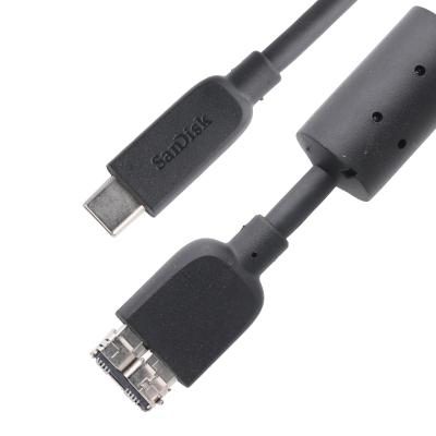 China ROHS USB-C a Micro USB 3.1 Gen 2 Cables 10 Gbps, longitud personalizable Cable de disco duro externo para transferencia de datos en venta
