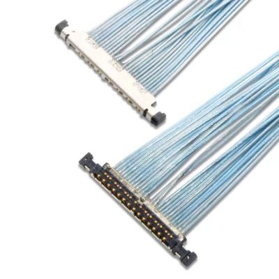 China Lvds Display Cable 20496 series 20496-026T-40 IPEX 26P Micro Coaxial Cable for sale