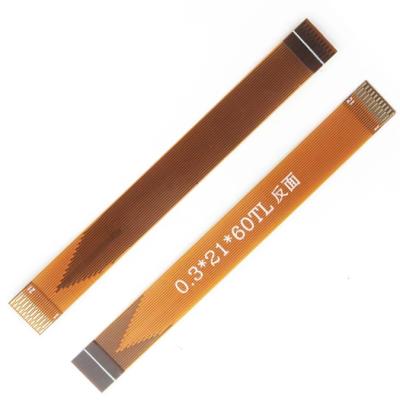 China 21 pin FFC FPC Cable , FPC Flexible Flat Cable 0.3mm Pitch lvds display connector for sale