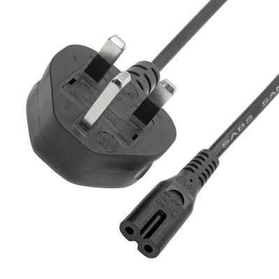 China Rohs Electric Power Cable Bs1363 To C7 2.5a 6 Ft 220v  Indoor for sale
