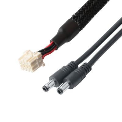 China HRS Cable Connector 1-1971905-4 HSG*1PCS AND To DC Plug 2.5*5.5mm Solder Type PVC Appearance Molding for sale