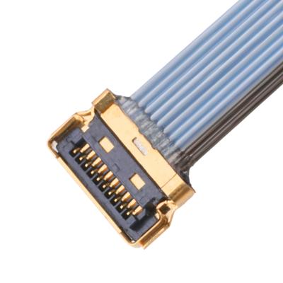 China CABLE LVDS Cable UY 0,35 mm Pitch I Pex 20857 010T 01 CABLE ASEMBLY FOR WIRE PLUG ipex micro cable coaxial El cable LVDS tiene una longitud de 0,35 mm y una anchura de 0,35 mm en venta