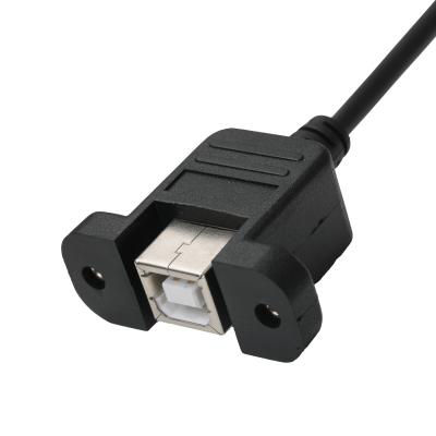 China USB Typ-B zu JAE FI-S10S USB In-Kabel-Verlängerungskabel mit Panelmontage zu verkaufen