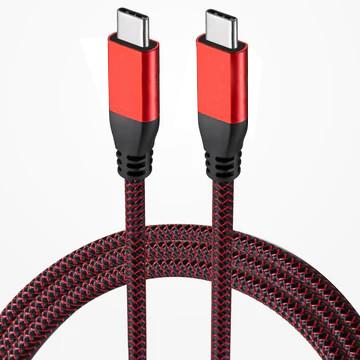 China USB 4 To Thunderbolt To USB 4 40gbps Thunderbolt Extension Cable USB C Support PD 100/240W 20V5A 40Gbps Transfer for sale