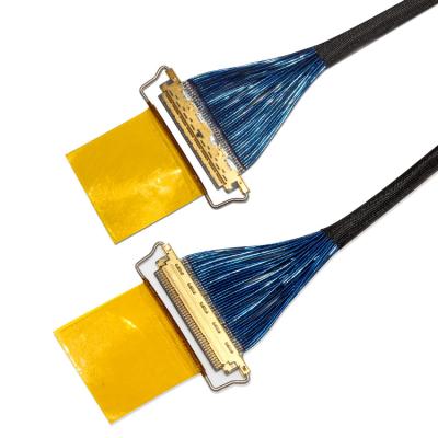 China 46AWG 40 Pin Lcd Cable I-Pex Ca 20634 2764 2766 20525 20633 Micro Coaxial Cable for sale