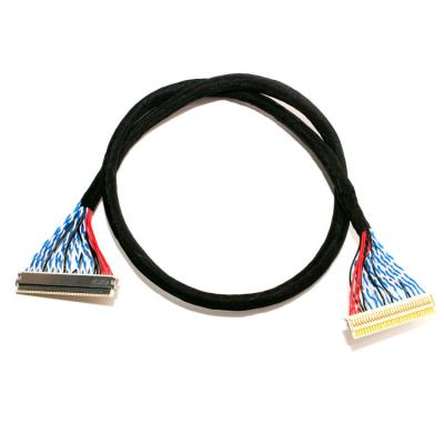 China Hirose df19 Lvds Cable Assembly , 30pin Lvds Wire Harness lvds display connector for sale