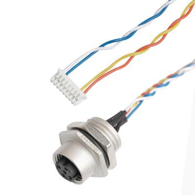 China Molex 510210800 To M12d04pffssh8001 Custom Wire Harness for sale