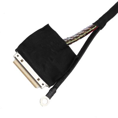 China ACES 50204-040 LVDS Cable Assembly 980mm Length 30 AWG Lvds Coaxial Cable for sale