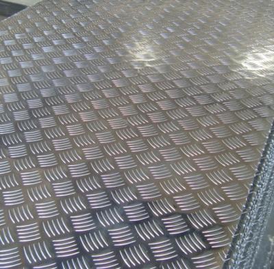 China Roll Aluminium Floor Plate 2mm Thick , Aluminum Tread Plate Embosssed Sheet for sale