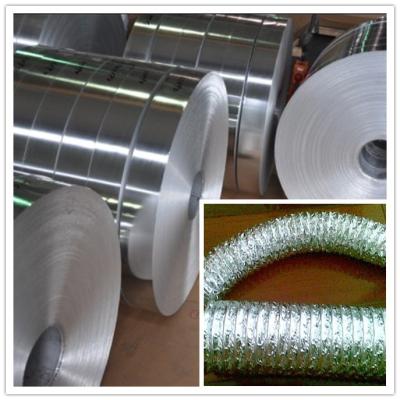 China Papel de aluminio industrial 8011 8079 0.08m m a 0,11 milímetros para el tubo y el conducto con la anchura 50m m a 61m m en venta