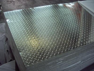 China 2.0mm Stucco Mirror Aluminum Tread Plate Embossed Non Coated Sheet for sale