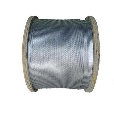 China STRANDED GUY WIRE Galvanized steel wire 50 mm2 for Sudan Insulation Material No Jacket for sale