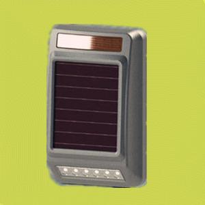 China Solar-Powered Wireless Outdoor Strobe Siren Used FM 433Mhz communication technology for sale