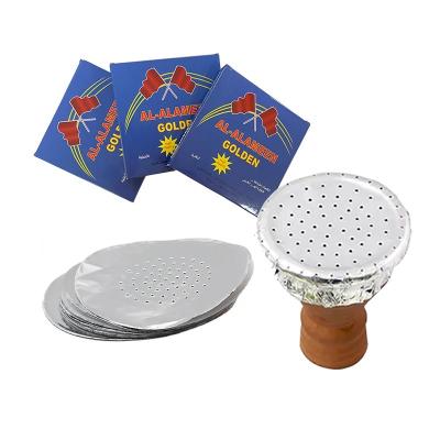 China Hookah Silver Aluminum Foil Shisha Sheet with Customized Size and Resistant Material for sale