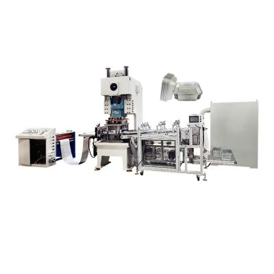China 240mm Slide Stroke Automatic Aluminum Foil Food Container Making Machine for Output for sale