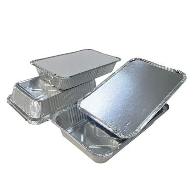 China Disposable Aluminum Foil Food Container Container with Environmental Friendly Advantage for sale