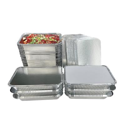 China Convenient Disposable Aluminum Foil Container for Food Packing and Delivery for sale