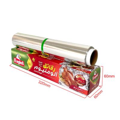 China Rollo de papel de aluminio de uso doméstico de grado alimentario de 5m-300m con caja de color personalizada en venta