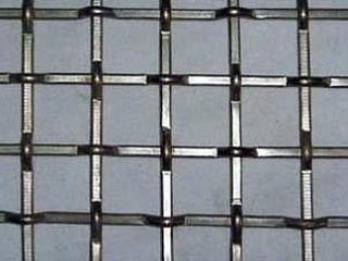 China Architectural Decoration Crimped Wire Mesh Single And Double Sided Pimple Ginned for sale