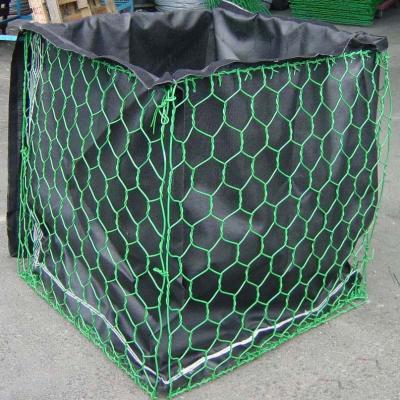 中国 60x80mmのプラスチック上塗を施してある溶接された網/3.0mmポリ塩化ビニールは蛇籠の金網に塗った 販売のため